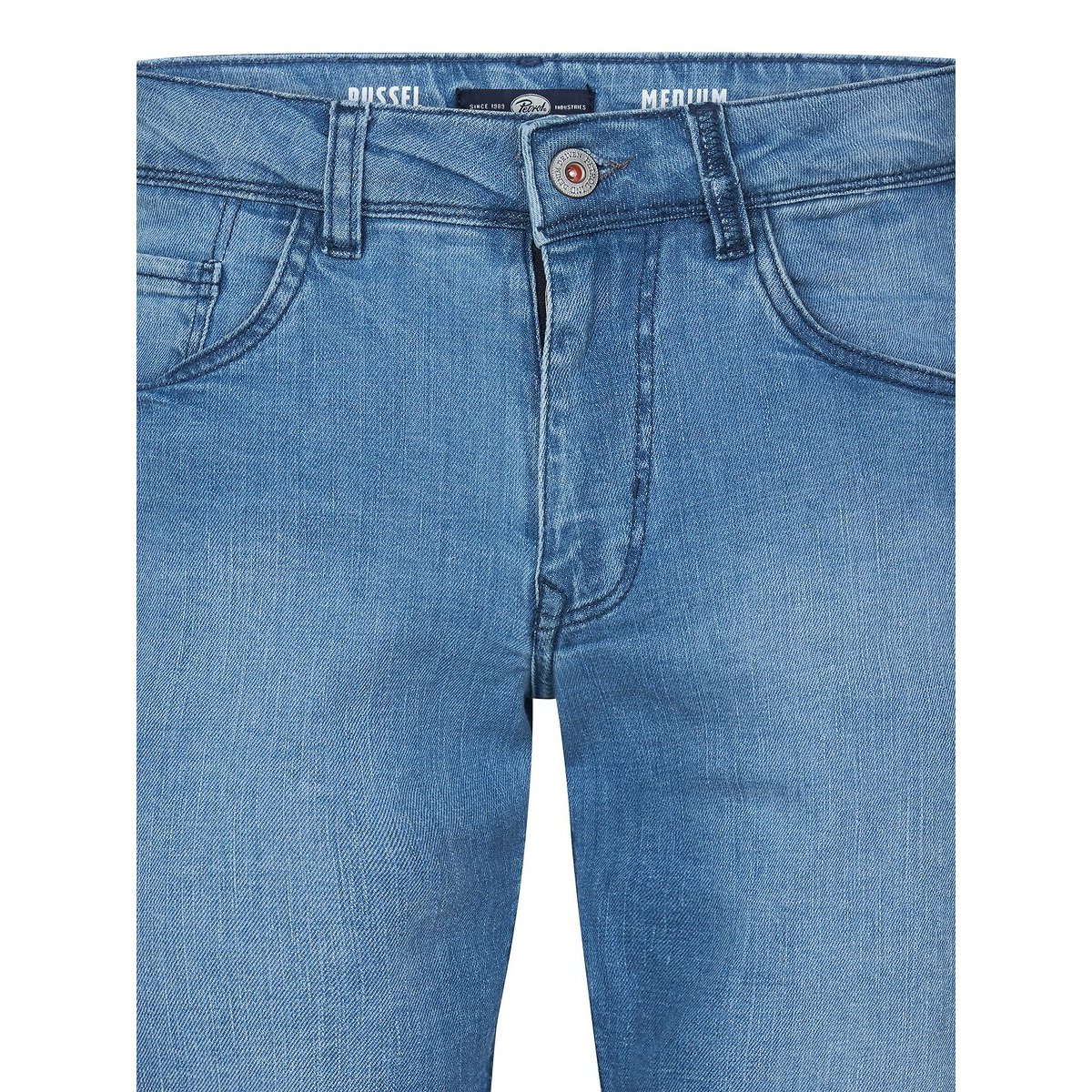 Denim Straight Shorts blue, PETROL INDUSTRIES