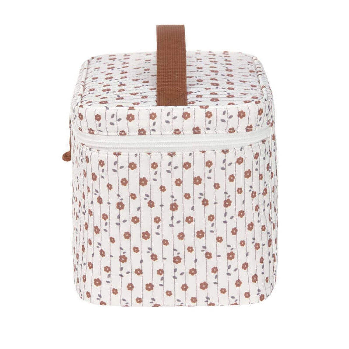 Vanity nomade pour bébé Points curry blanc, marron, violet, LASSIG