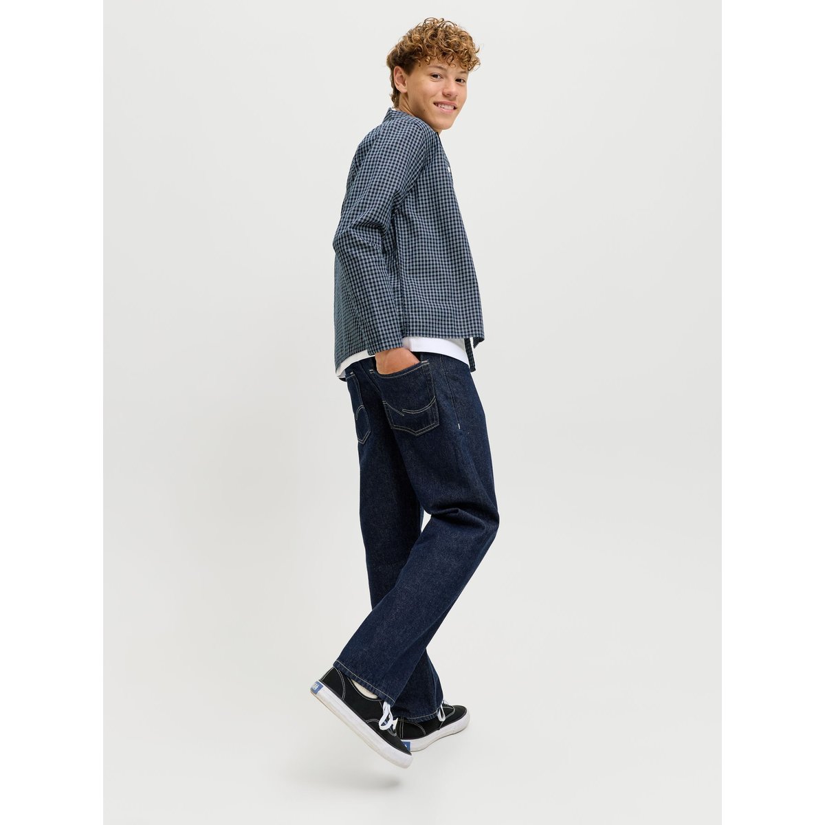 Jean Coupe Décontractée blue denim 1, JACK & JONES JUNIOR