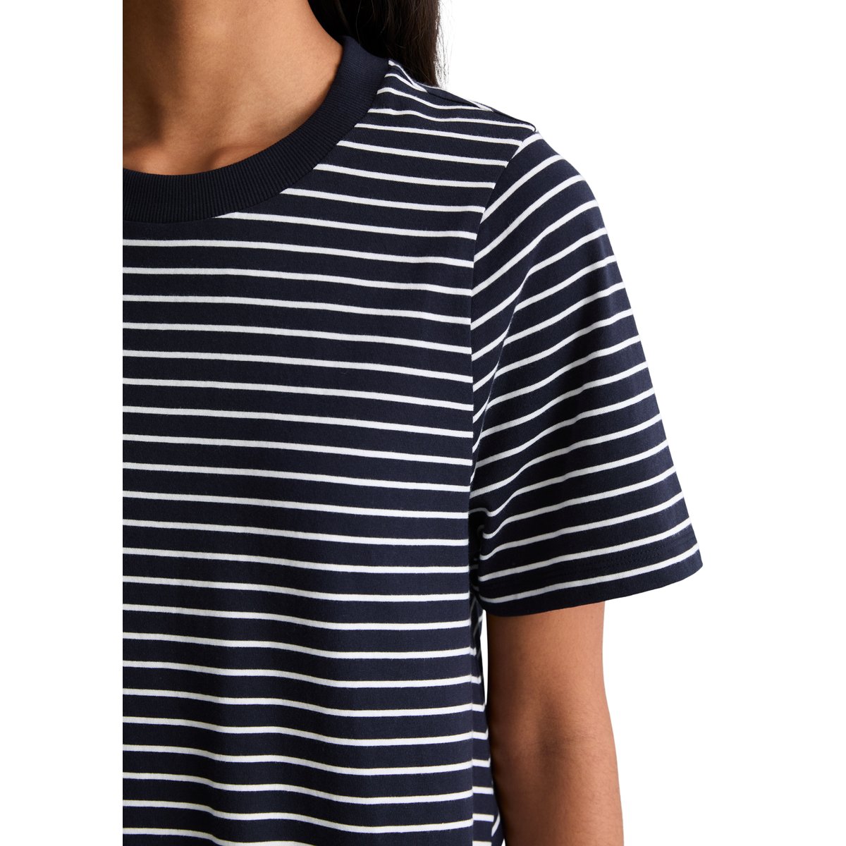 DfC Robe évasée en jersey en coton organique doux bleu foncé, MARC O’POLO DENIM