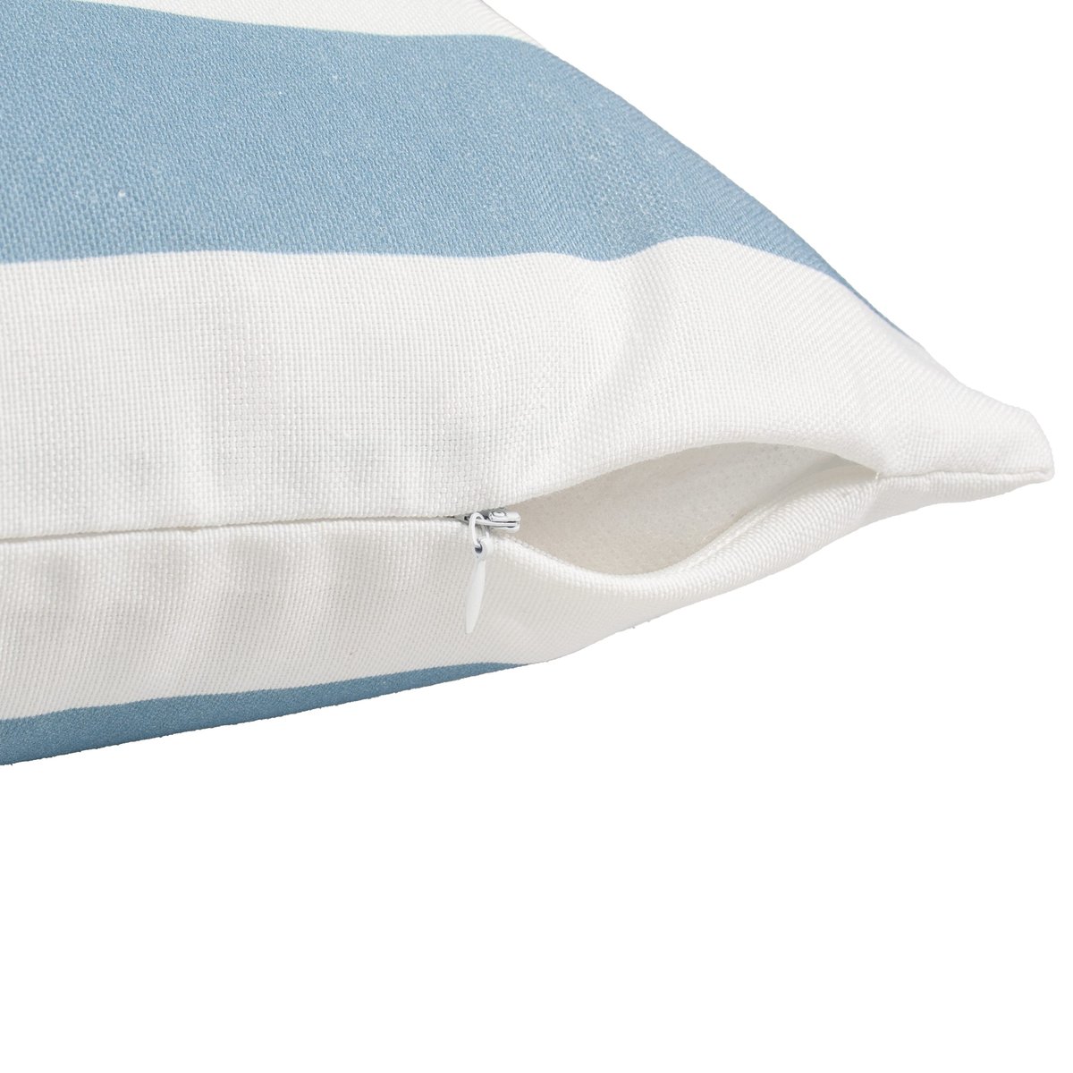 Housse de coussin coton polyester, SIGRID bleu frais, INSPIRE