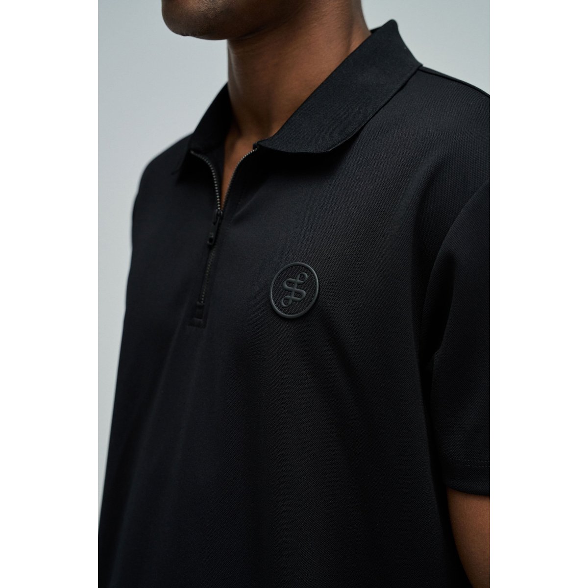 POLO AVEC FERMETURE noir, SALSA JEANS