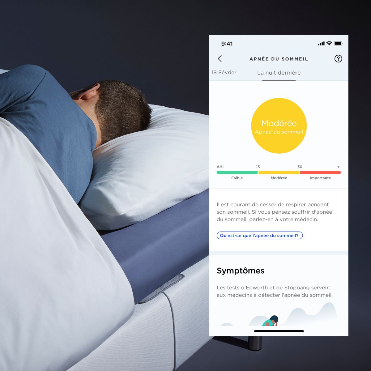 Activateur et analyseur de sommeil Sleep Analyzer x2 couleur unique, WITHINGS