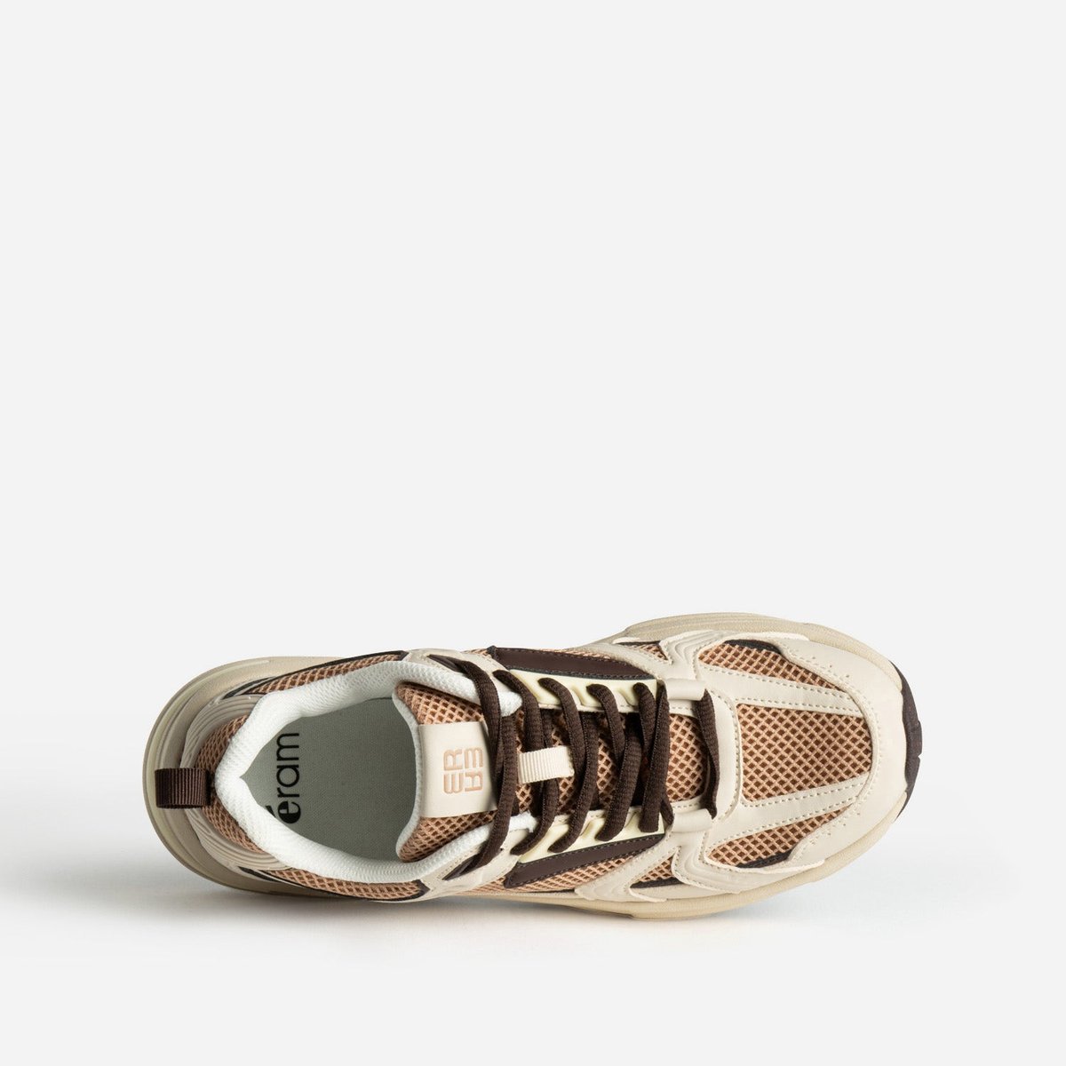 Basket PHOEBE. blanc/rose, ERAM