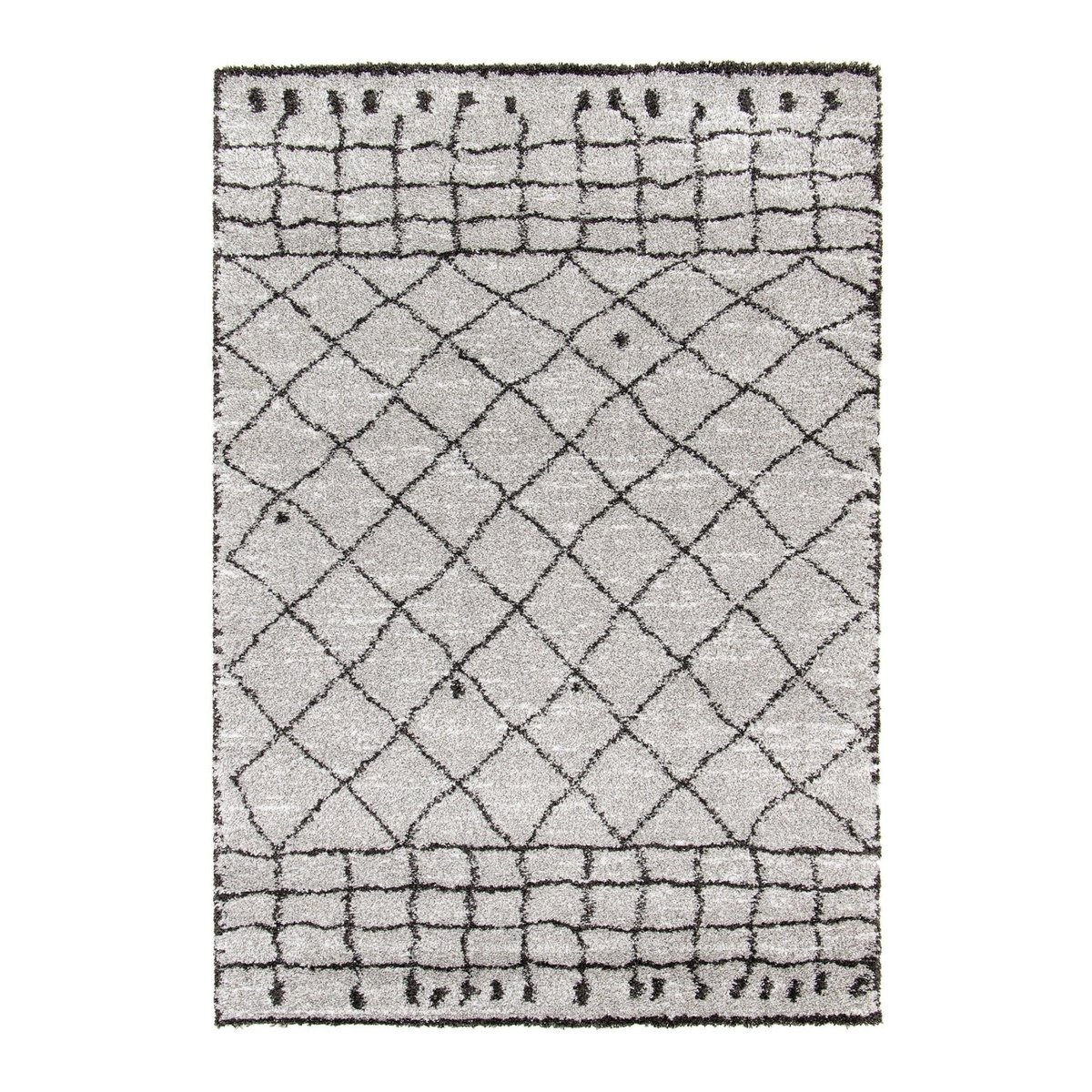 Tapis épais et confortable NEWPORT gris minéral, AFK LIVING