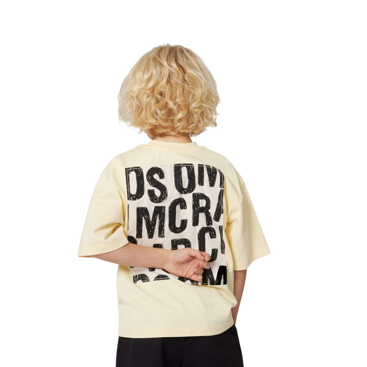 T-shirt en jersey de coton jaune paille, MARC JACOBS