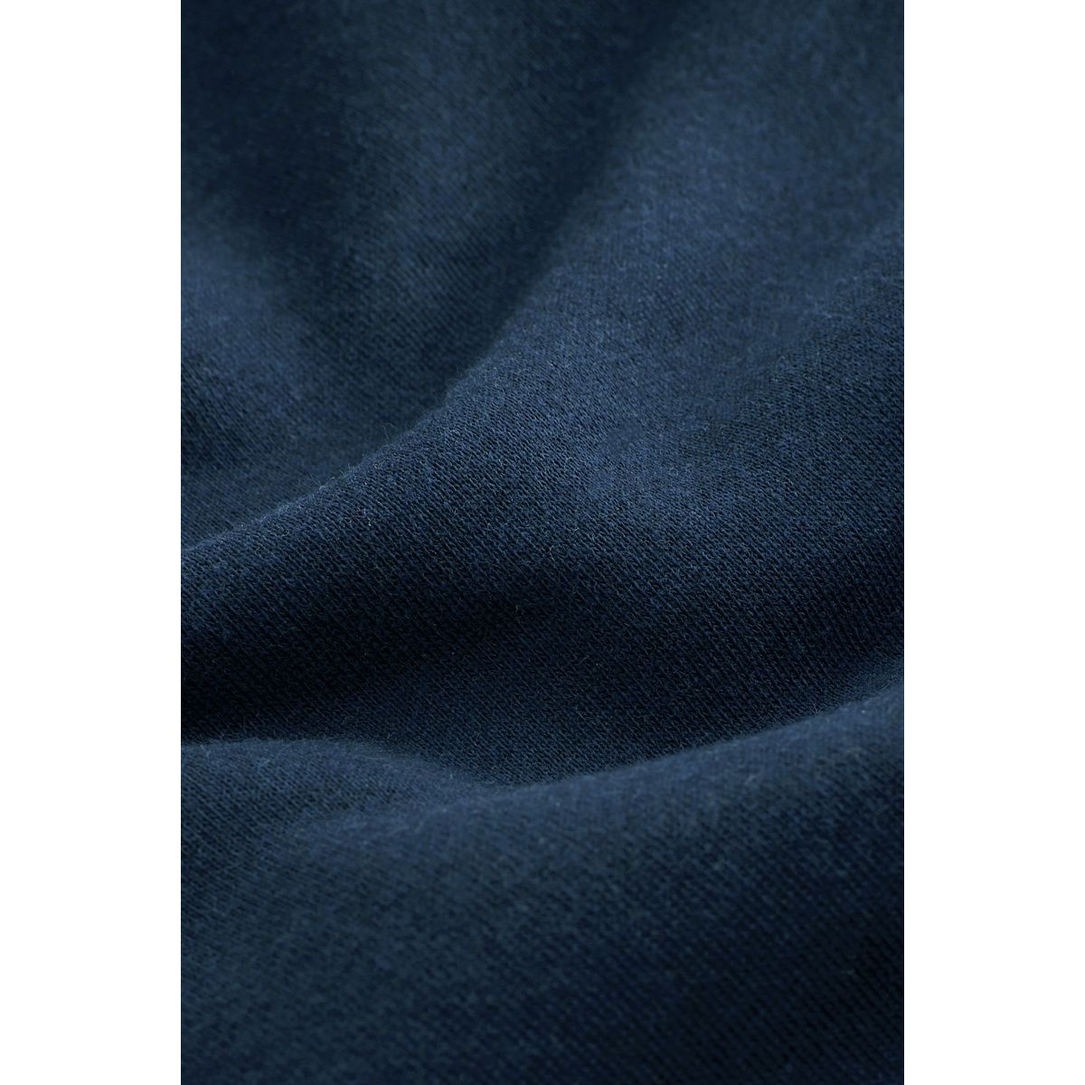 Sweat à capuche zippé doublée de peau lainée bleu marine, NEXT