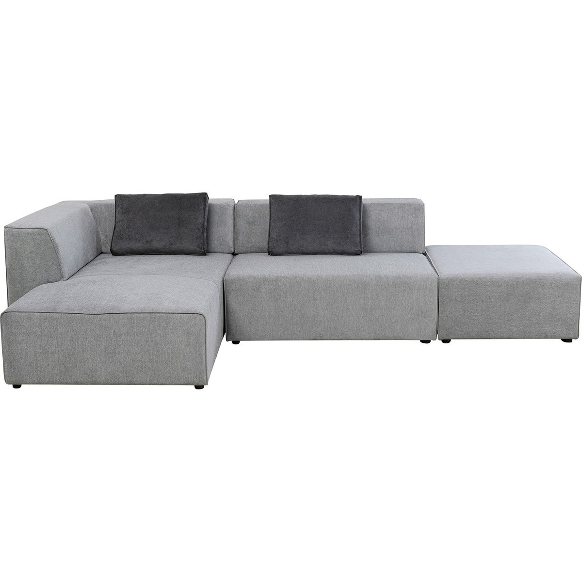 Canapé d'angle, INFINITY gris, KARE DESIGN