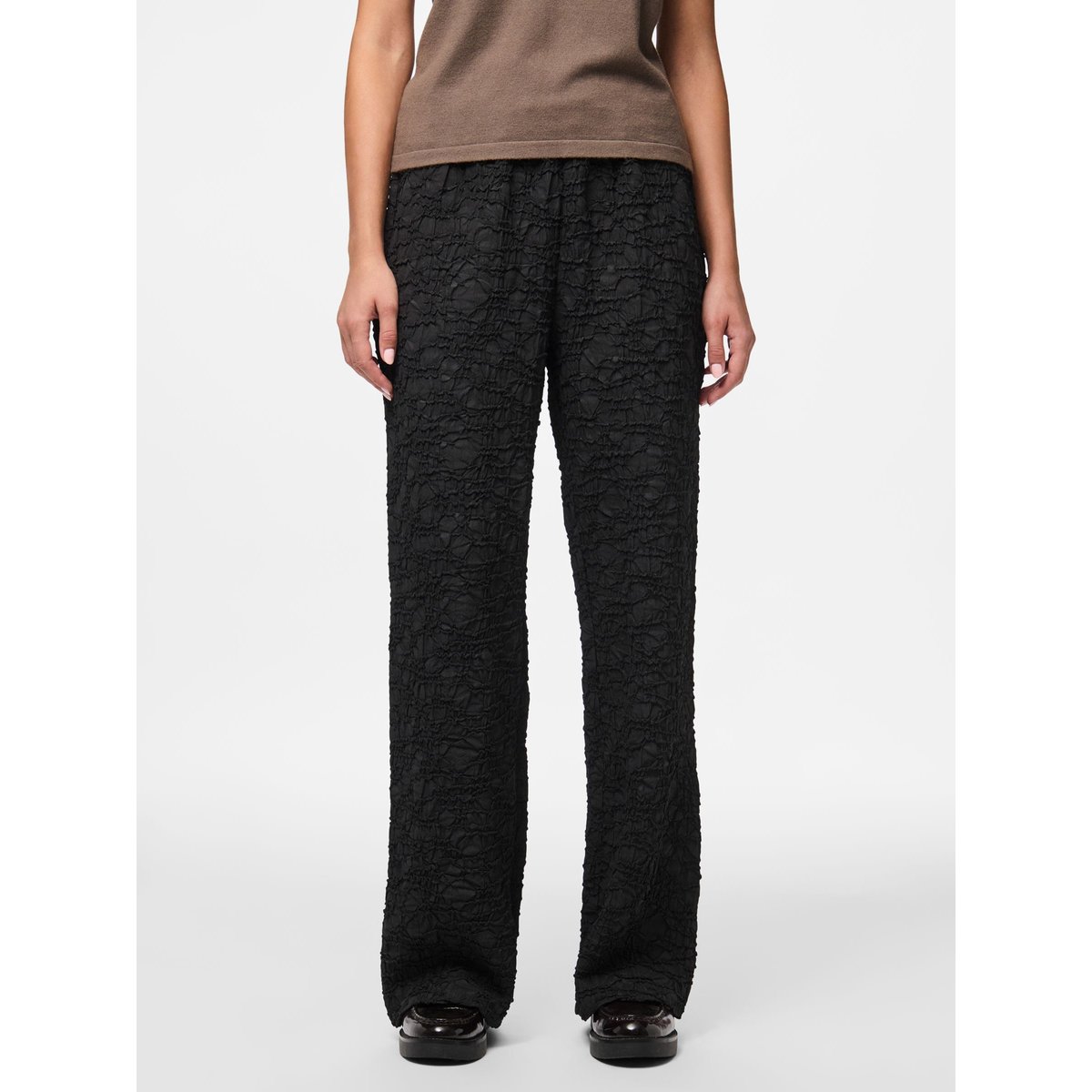 Pantalon À Jambe Ample noir - black, PIECES