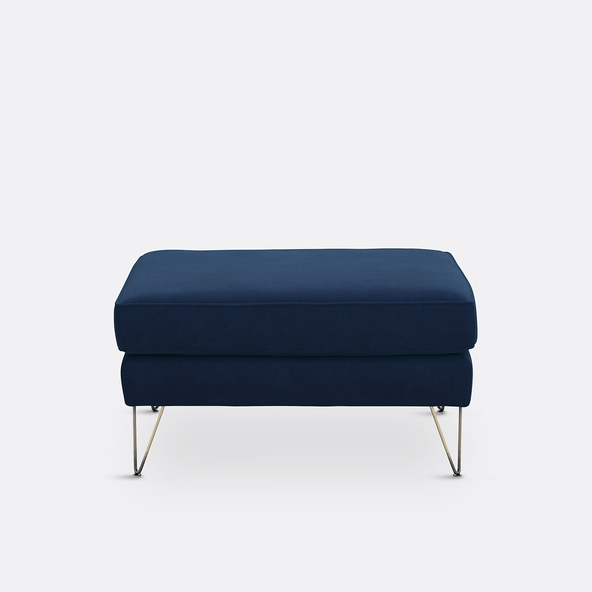 Pouf velluto, Topim blu notte, LA REDOUTE INTERIEURS