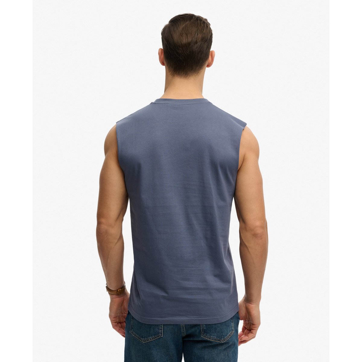 Débardeur Essential Logo bleu marine doux, SUPERDRY