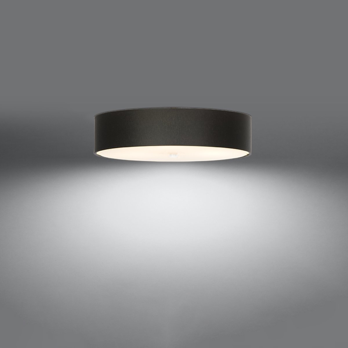 Plafonnier Tissu Noir E27 5 Skala 50 noir, EDEN