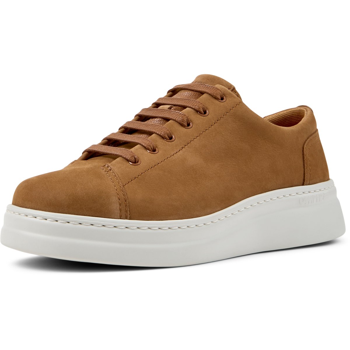 Baskets Runner Up Nubuck Leather marron moyen 2, CAMPER