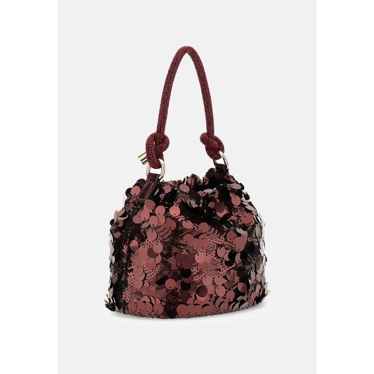 Mini Sac À Main Holiday Shine lie-de-vin, GUESS