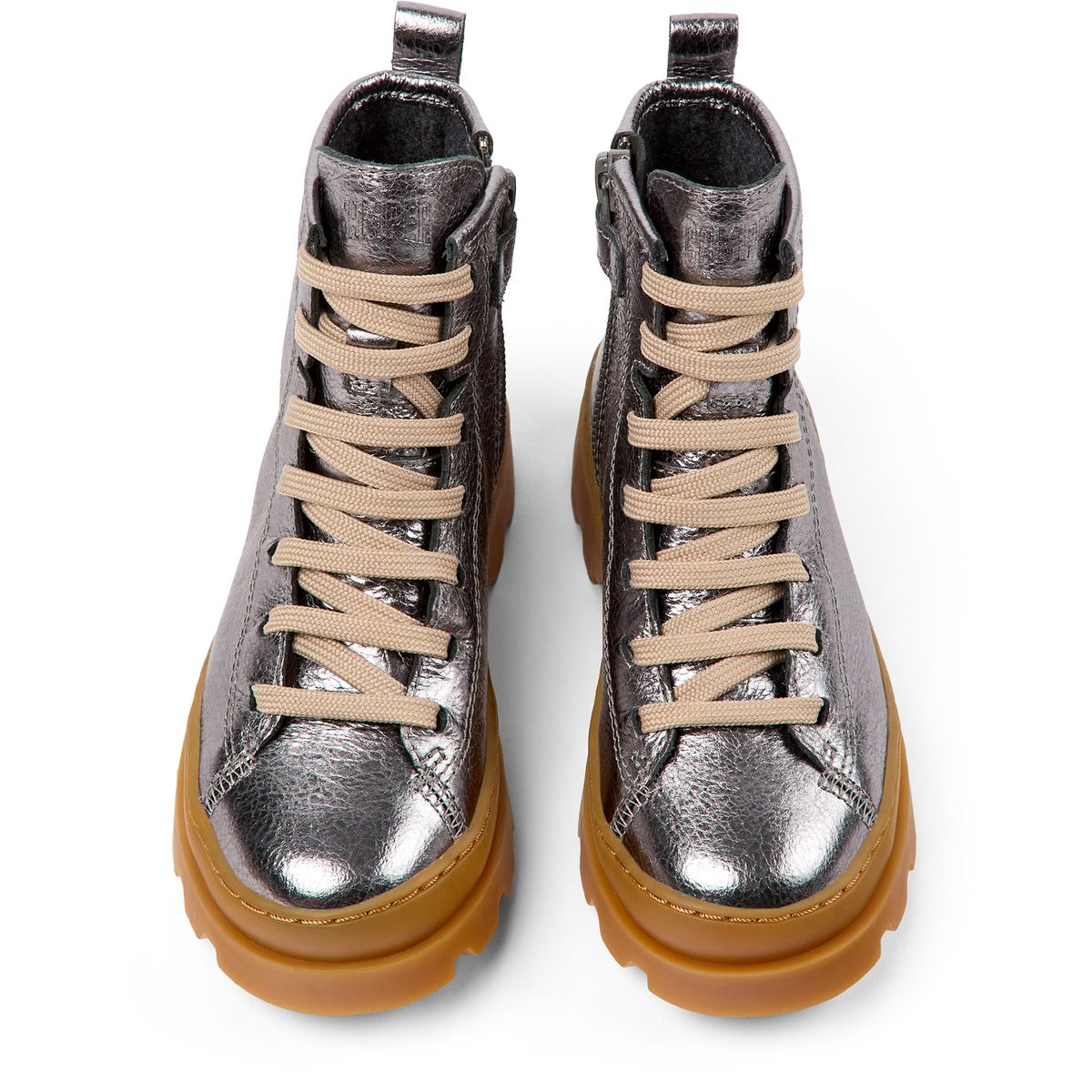 Bottines Brutus Smooth Leather gris foncé, CAMPER