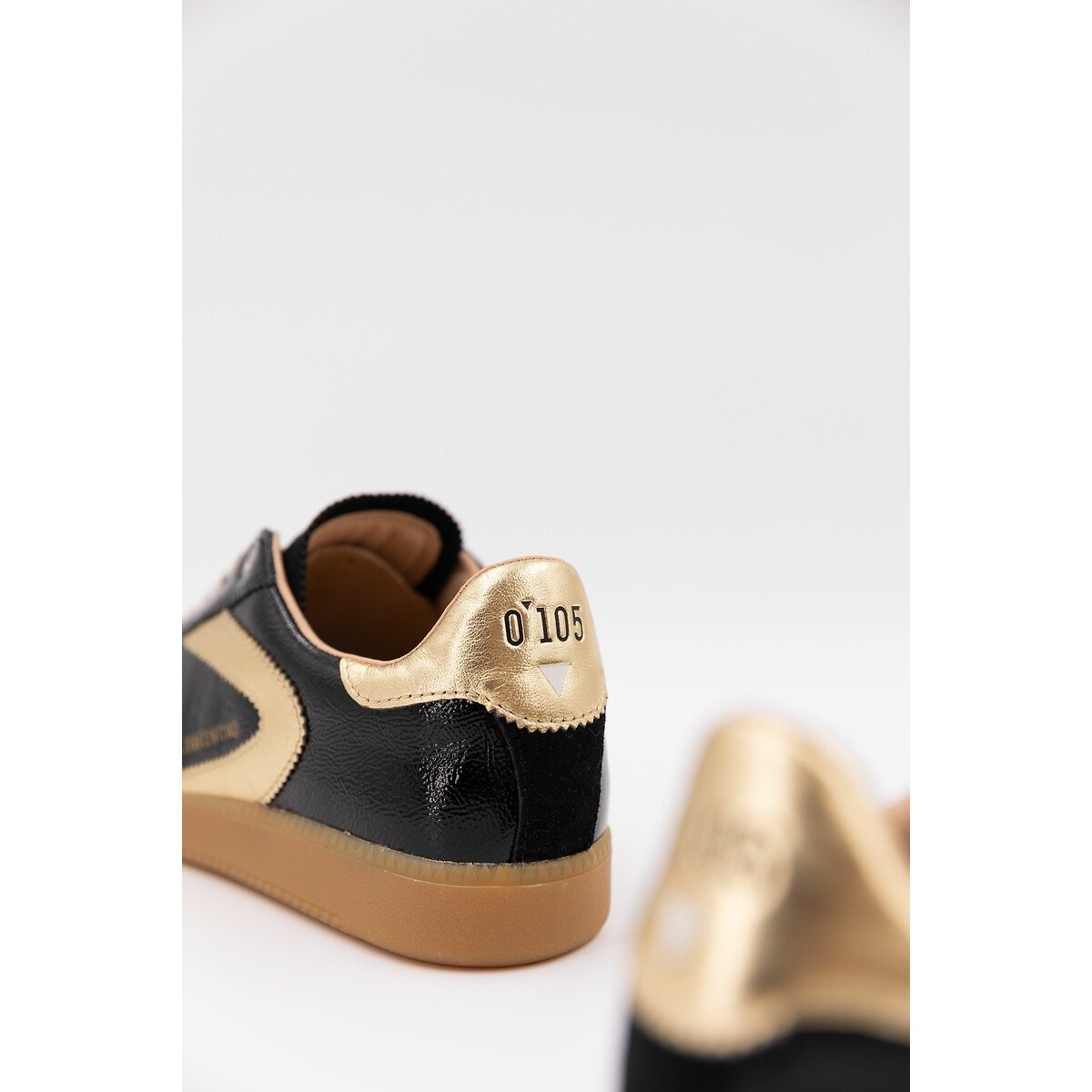 Nova Leather Trainers black, ZERO 105