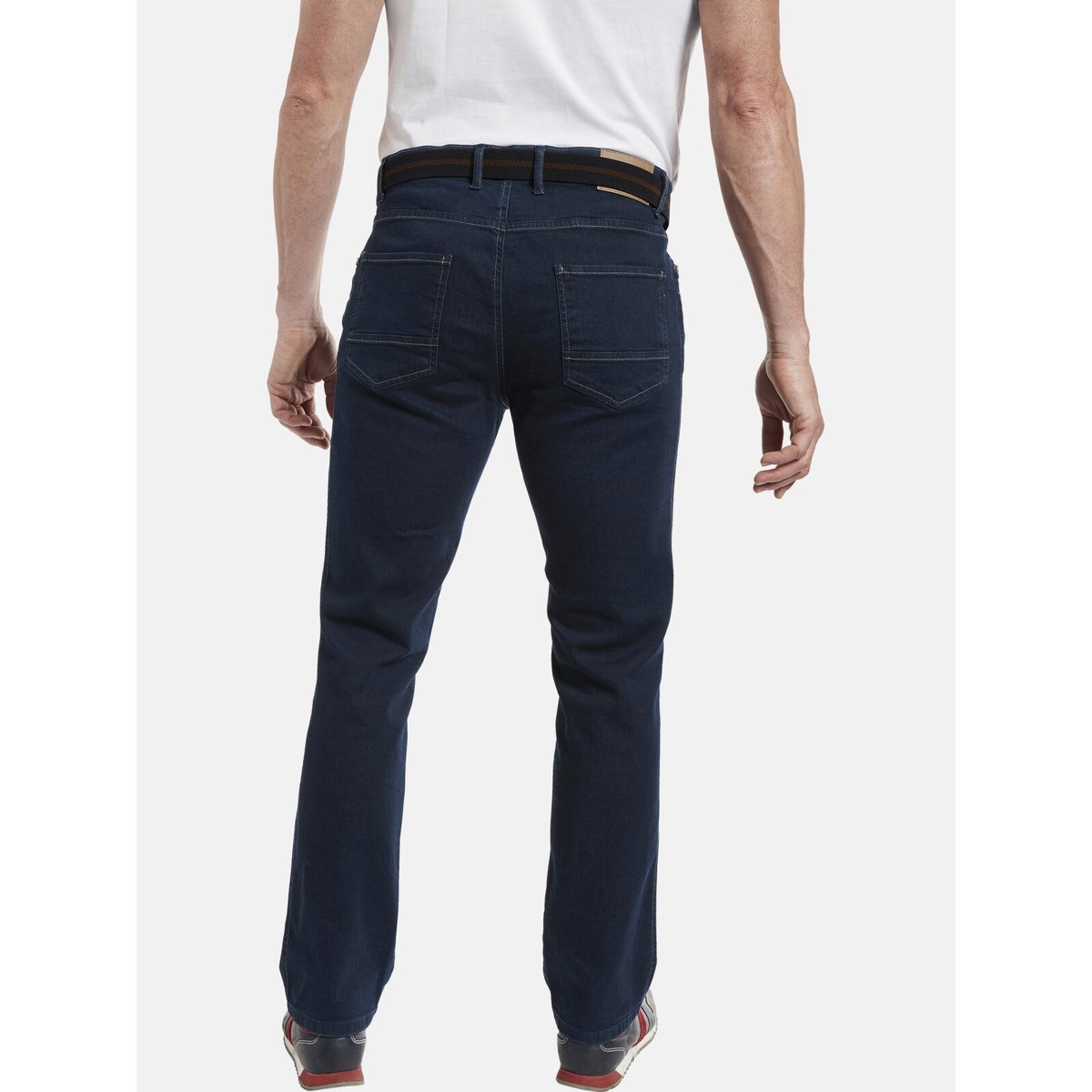 Jean taille basse JOEL bleu foncé, JAN VANDERSTORM