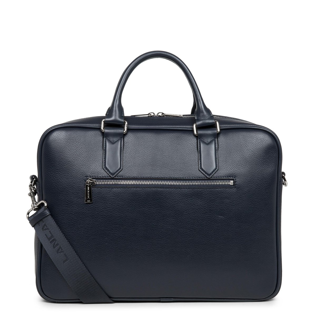 Porte documents MILANO GENTLEMEN bleu foncé, LANCASTER