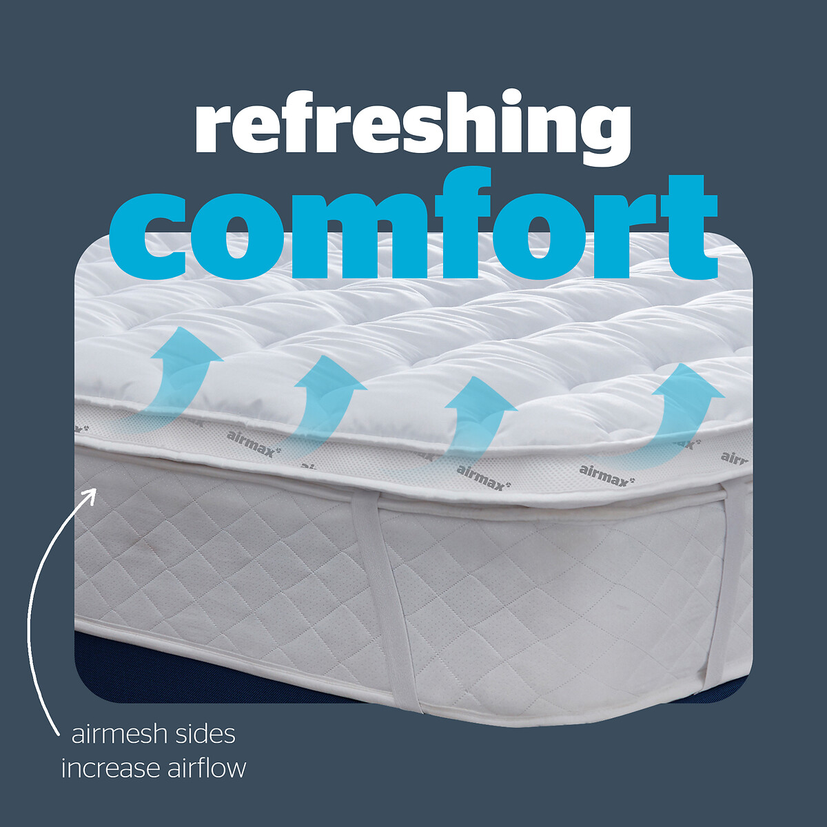 Airmax 500 Mattress Topper white, SILENTNIGHT