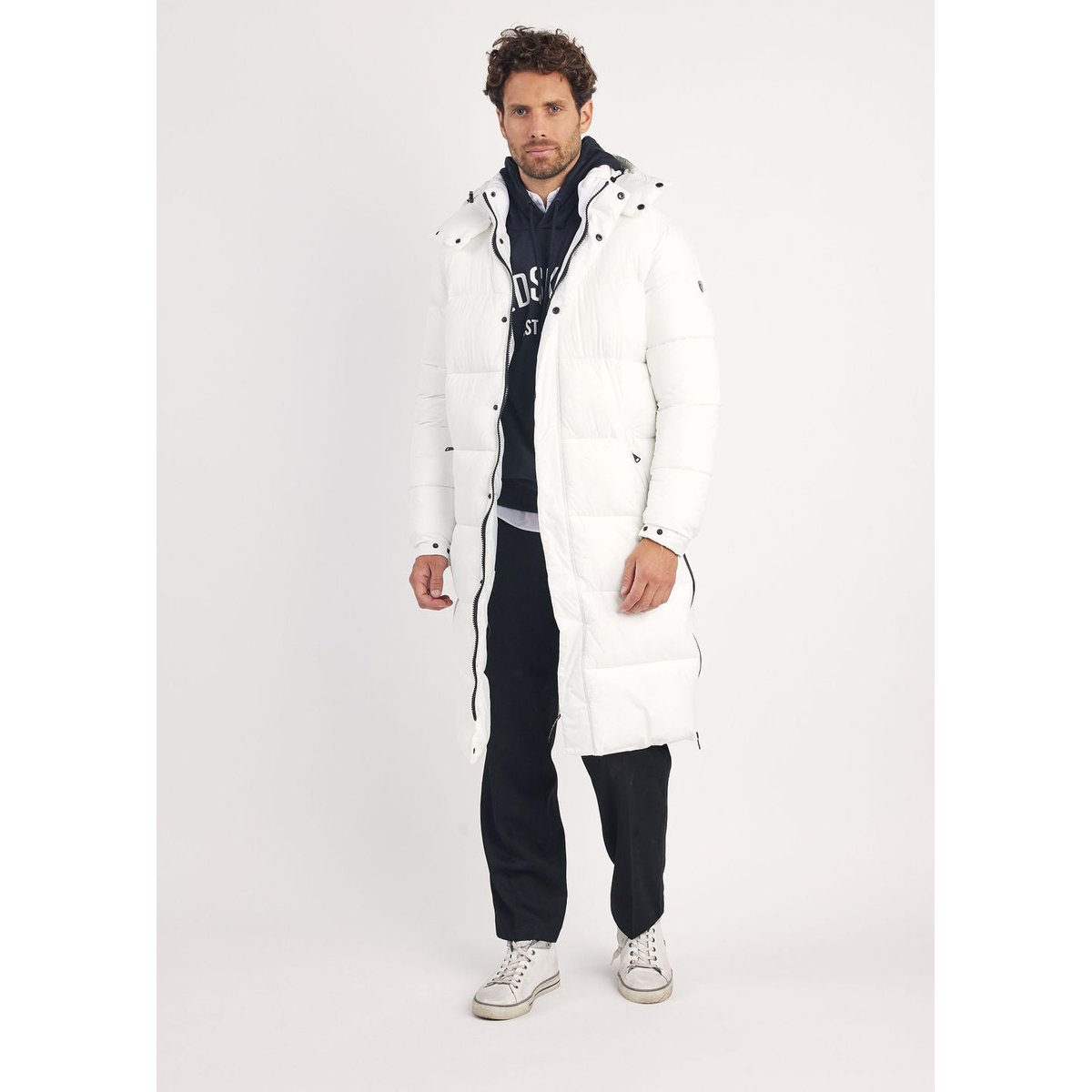 Doudoune col capuche JONES BLAWER optical white, REDSKINS