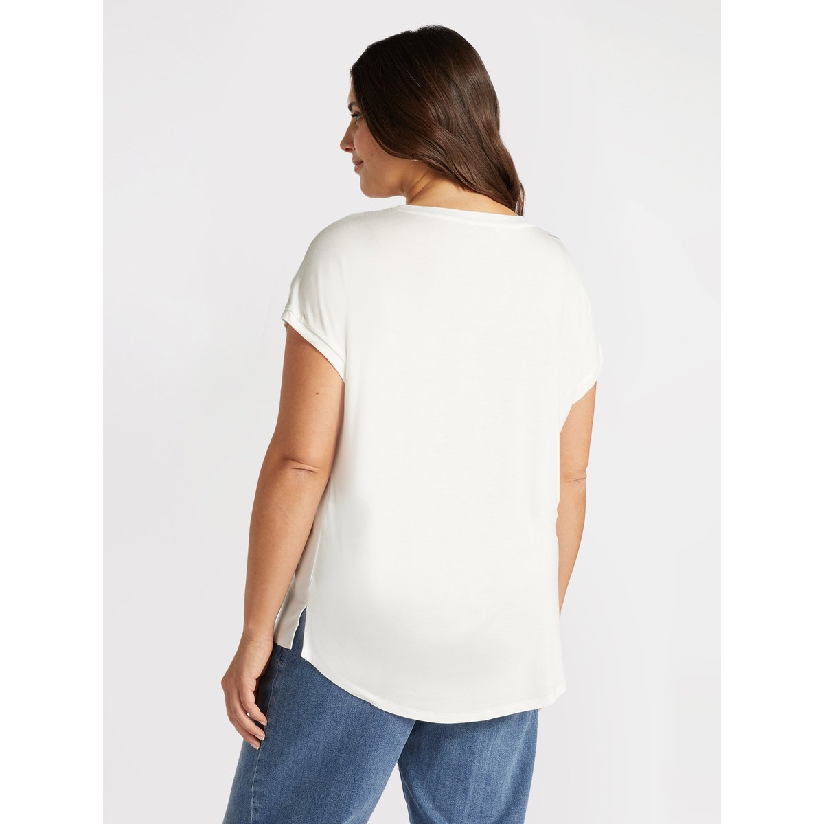 Chemisier en satin blanc, FIORELLA RUBINO
