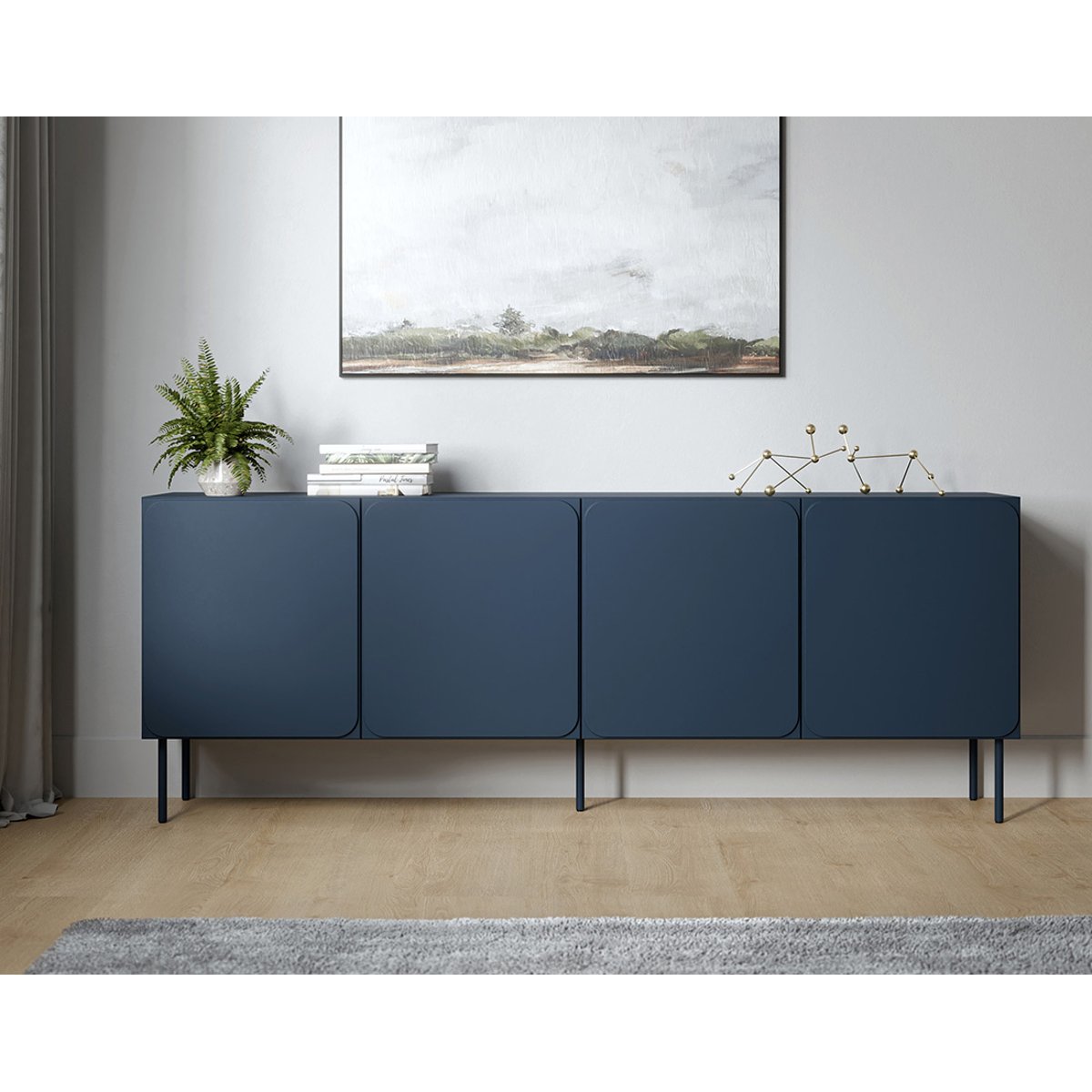 Buffet - ELVIS bleu, LISA DESIGN