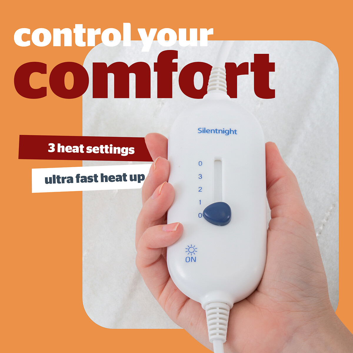 Super King Winter Warmer Electric Blanket white, SILENTNIGHT