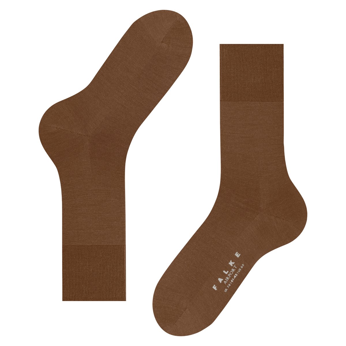 Chaussettes Airport marron chiné, FALKE