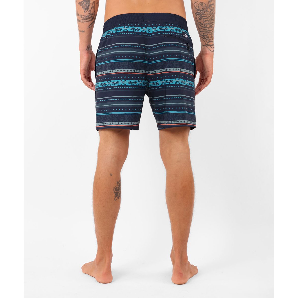 Beach short imprimé stretch LINEUP deep marine, OXBOW