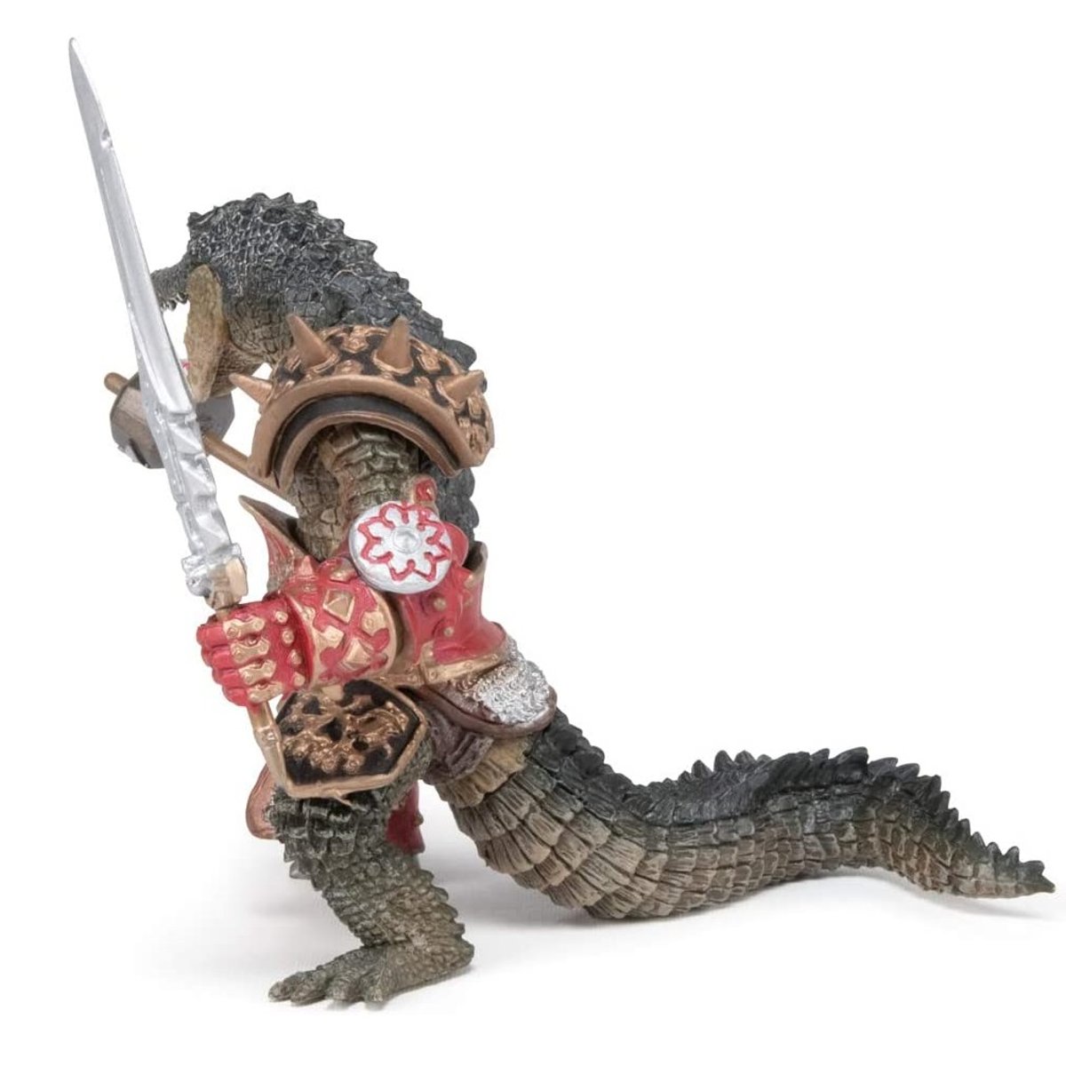 Figurine Mutant crocodile marron, PAPO
