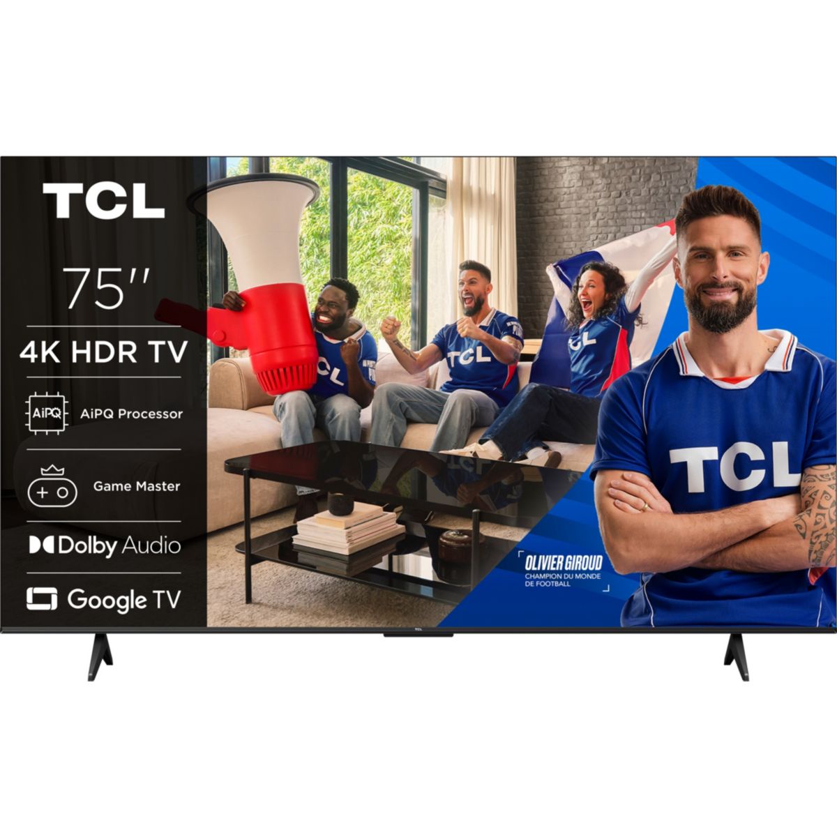 TV LED 75P6L (2026) 75" (191 cm)  4K - Smart TV couleur unique, TCL