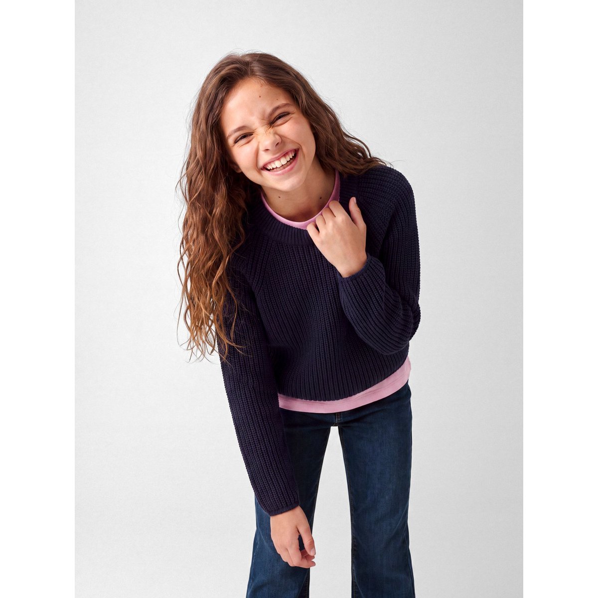Pull En Maille navy blazer, NAME IT