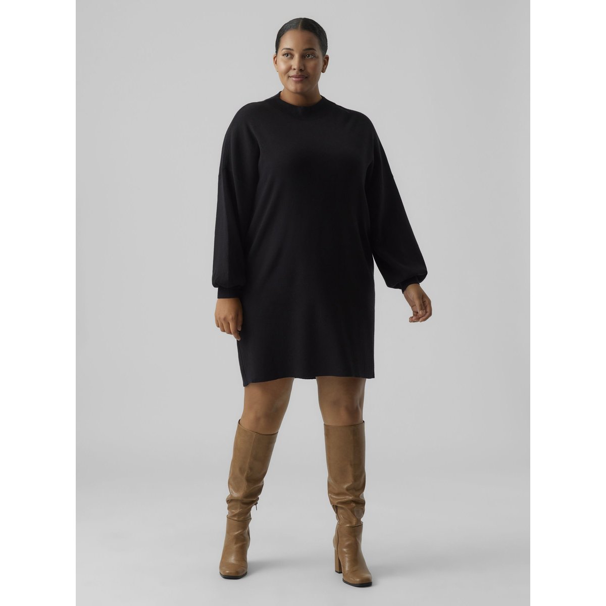 Robe En Maille noire - black, VERO MODA