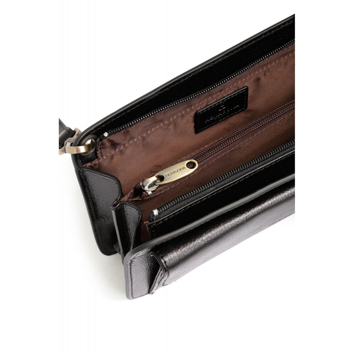 Pochette dragonne  RÉPUBLIQUE noir, HEXAGONA