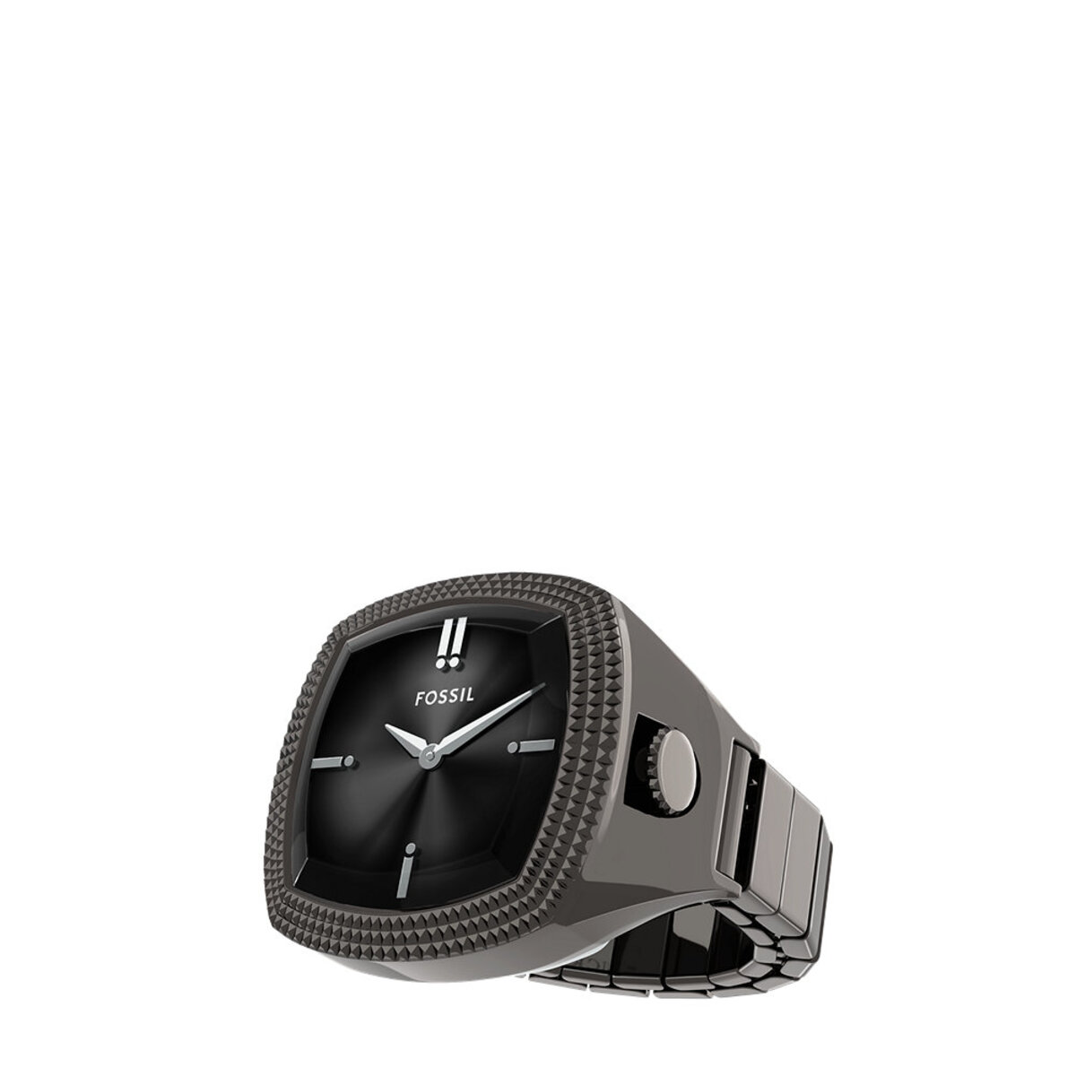 Montre Analogique MACHINE LUXE gun métal noir gun métal, FOSSIL