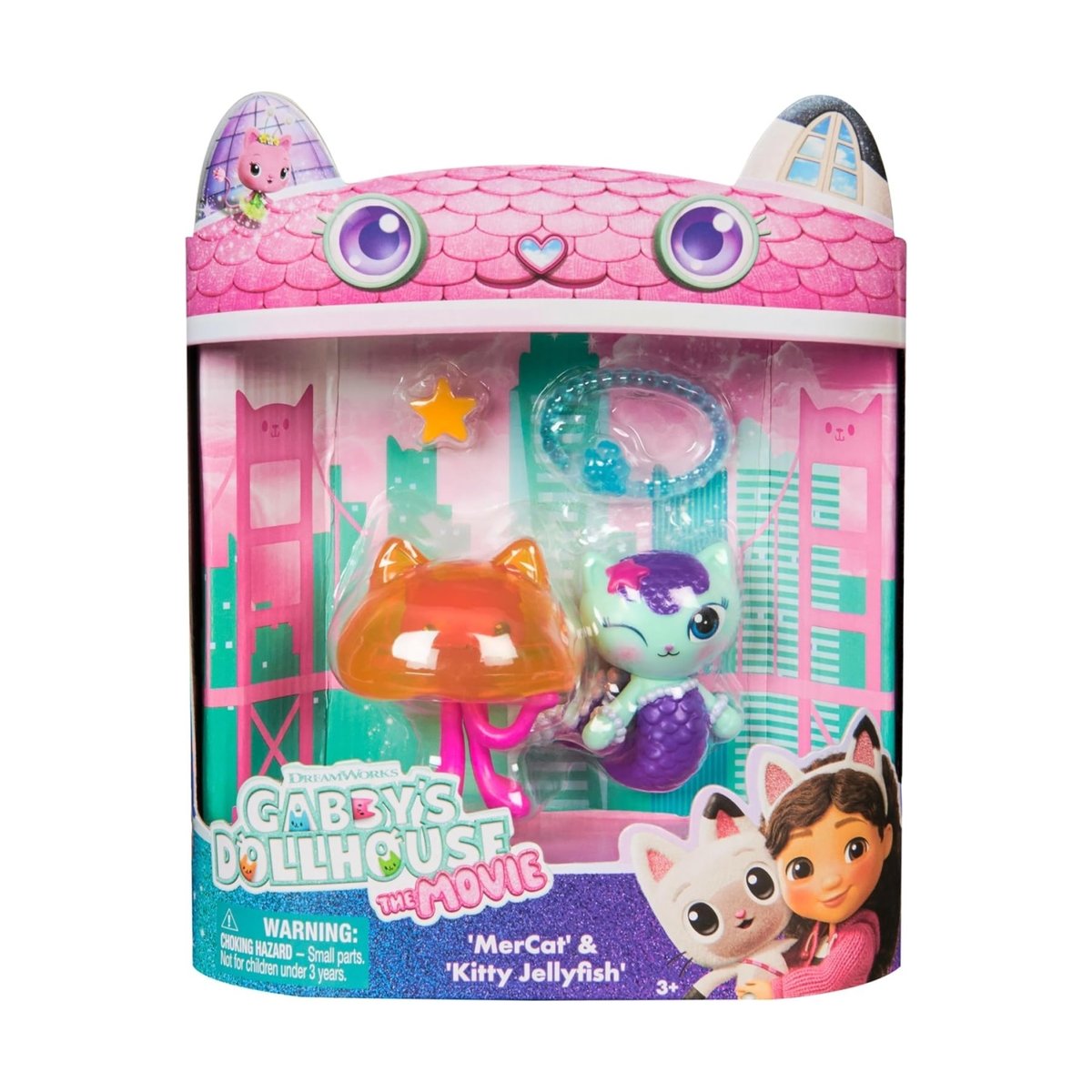Gabby's Dollhouse Movie - Lot de 2 figurines - Aquarium multicolore, SPIN MASTER