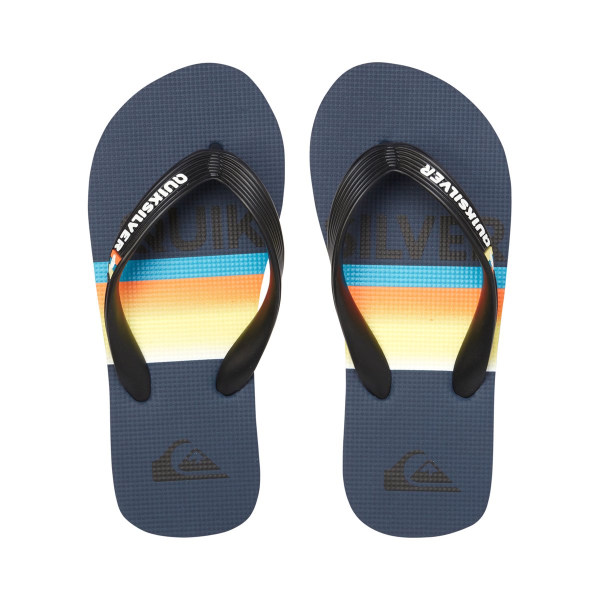 Tongs MOLOKAI SLAB multi black/blue/blue, QUIKSILVER