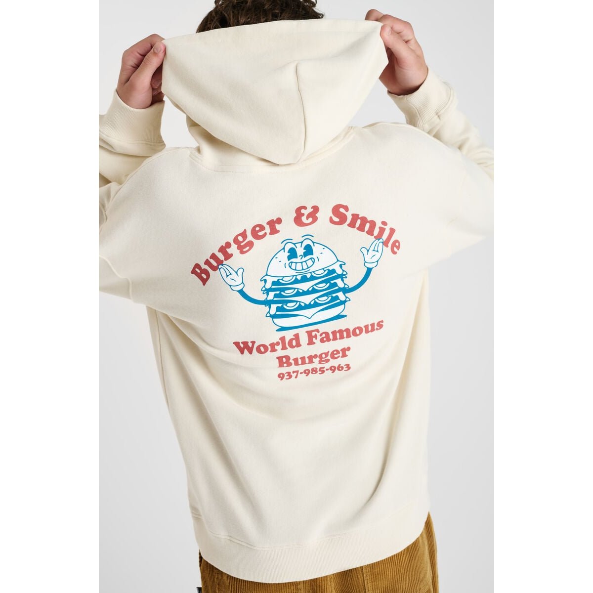 Sweat-Shirt capuche LOUIBO wax, LE TEMPS DES CERISES