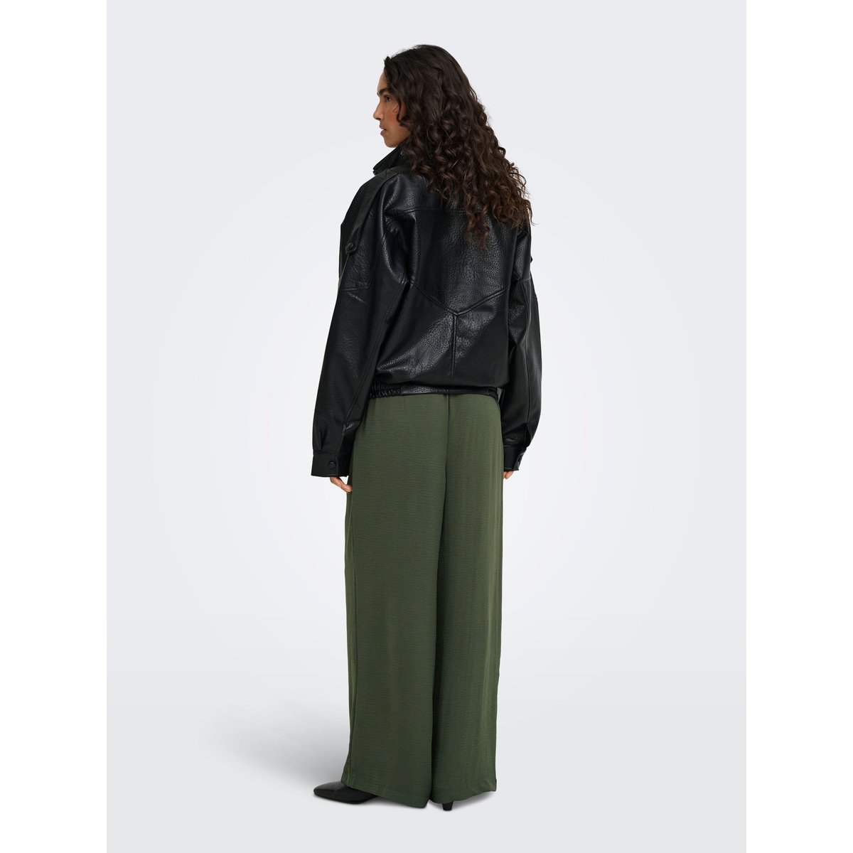 Pantalon À Jambe Large verte - kambaba 1, JDY