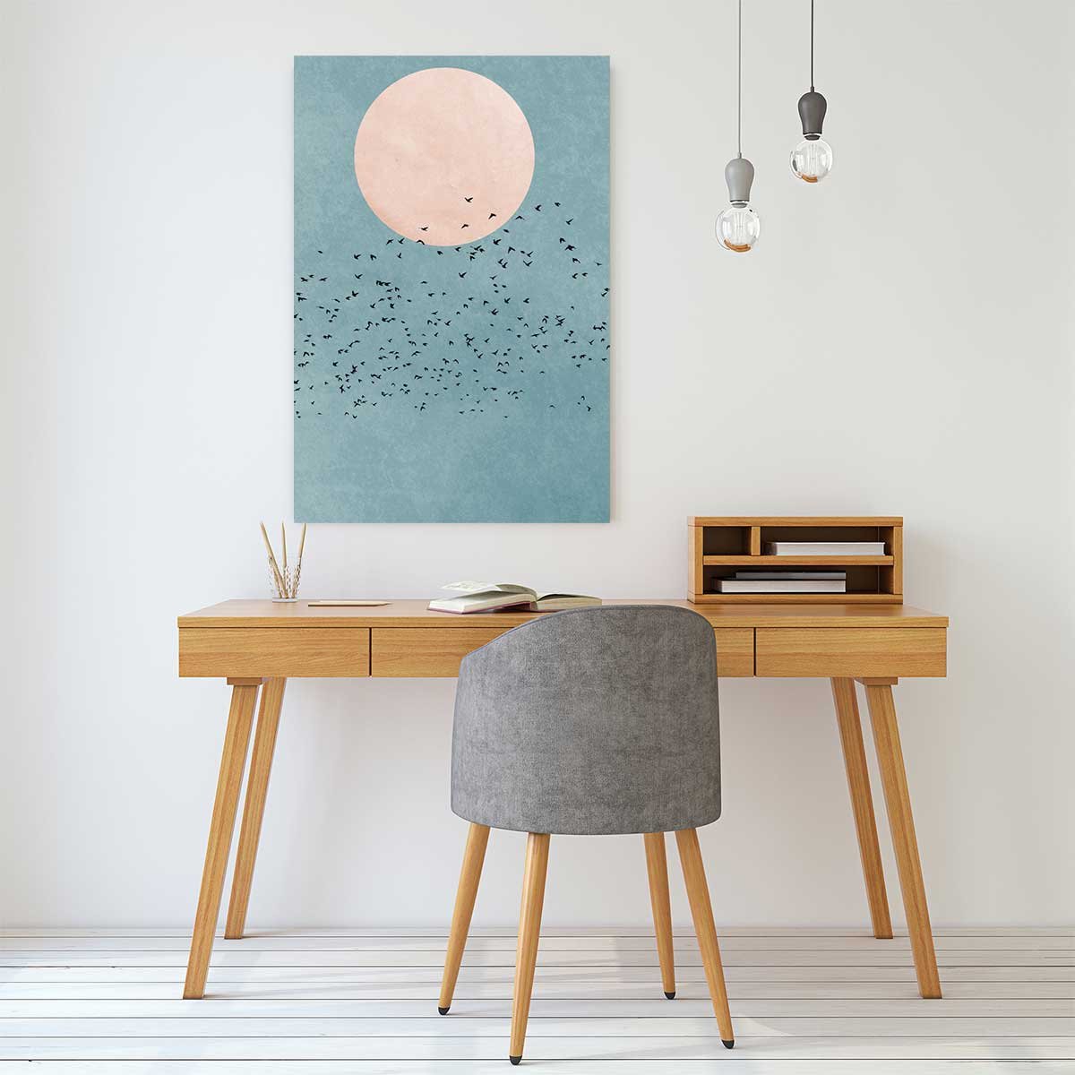 Tableau paysage Beauté du jour tableau alu dibond, HEXOA