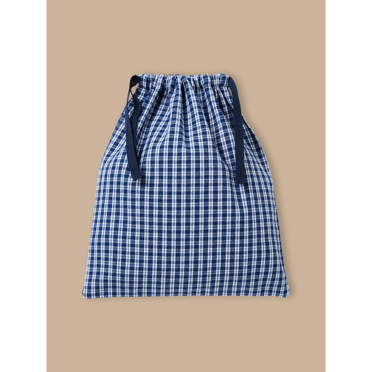 Pyjama imprimé - coton biologique carreaux bleu, CYRILLUS