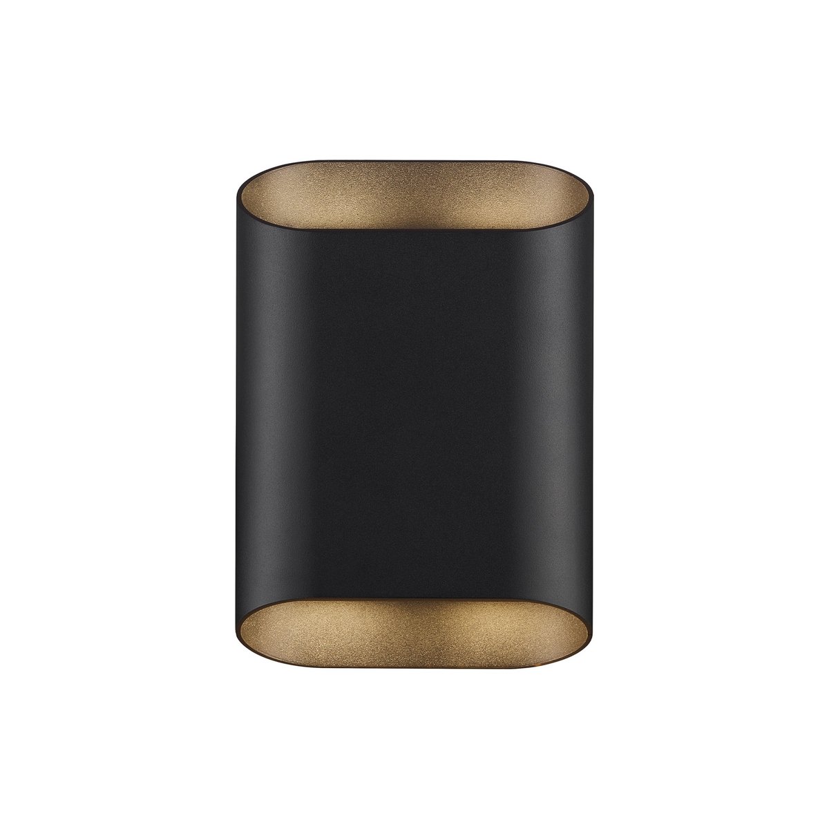 Applique murale extérieure ronde bidirectionnelle en métal, NICO 22 Maxi noir, NORDLUX