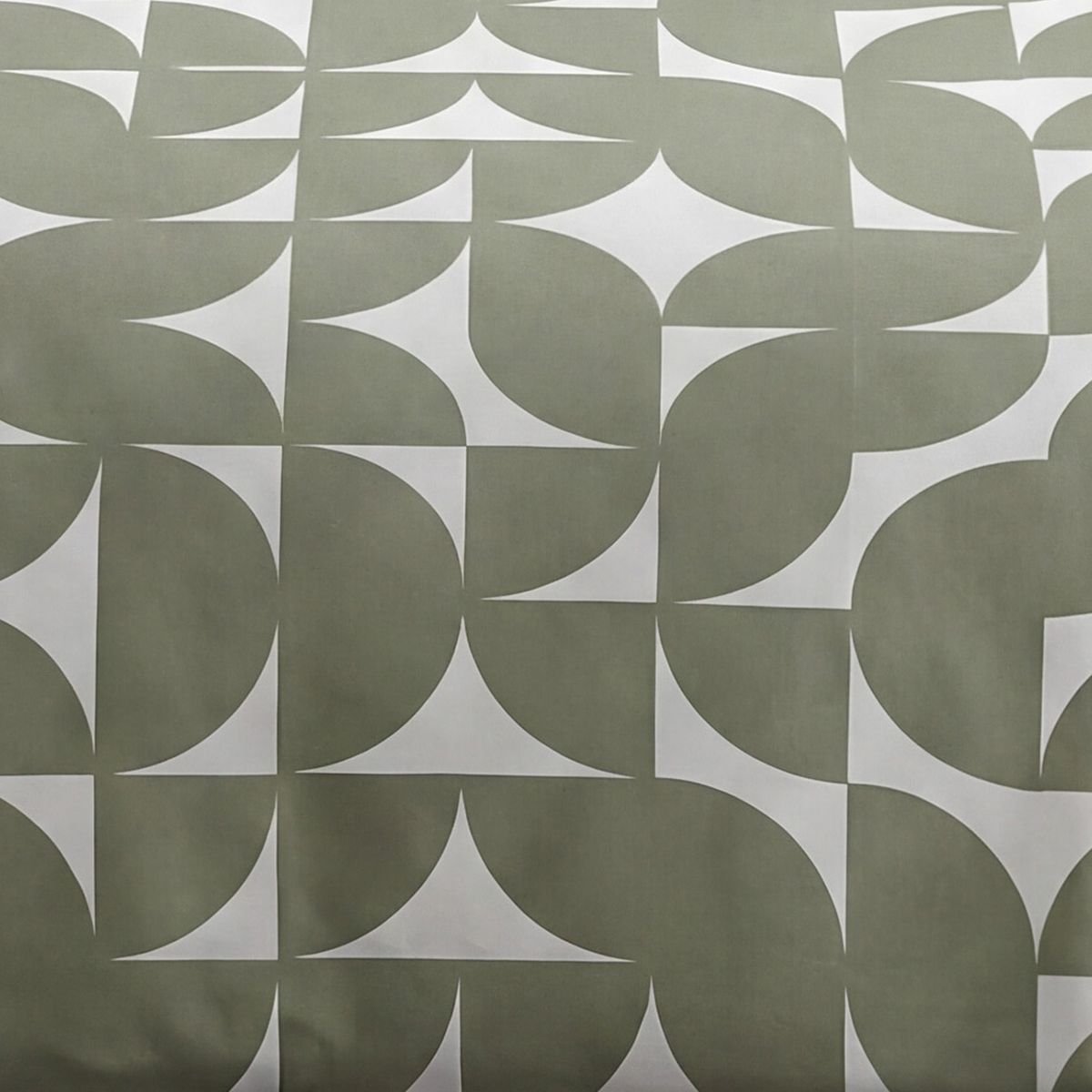 Parure de lit imprimé Graphique SUNSHINE JULIENNE vert, TODAY