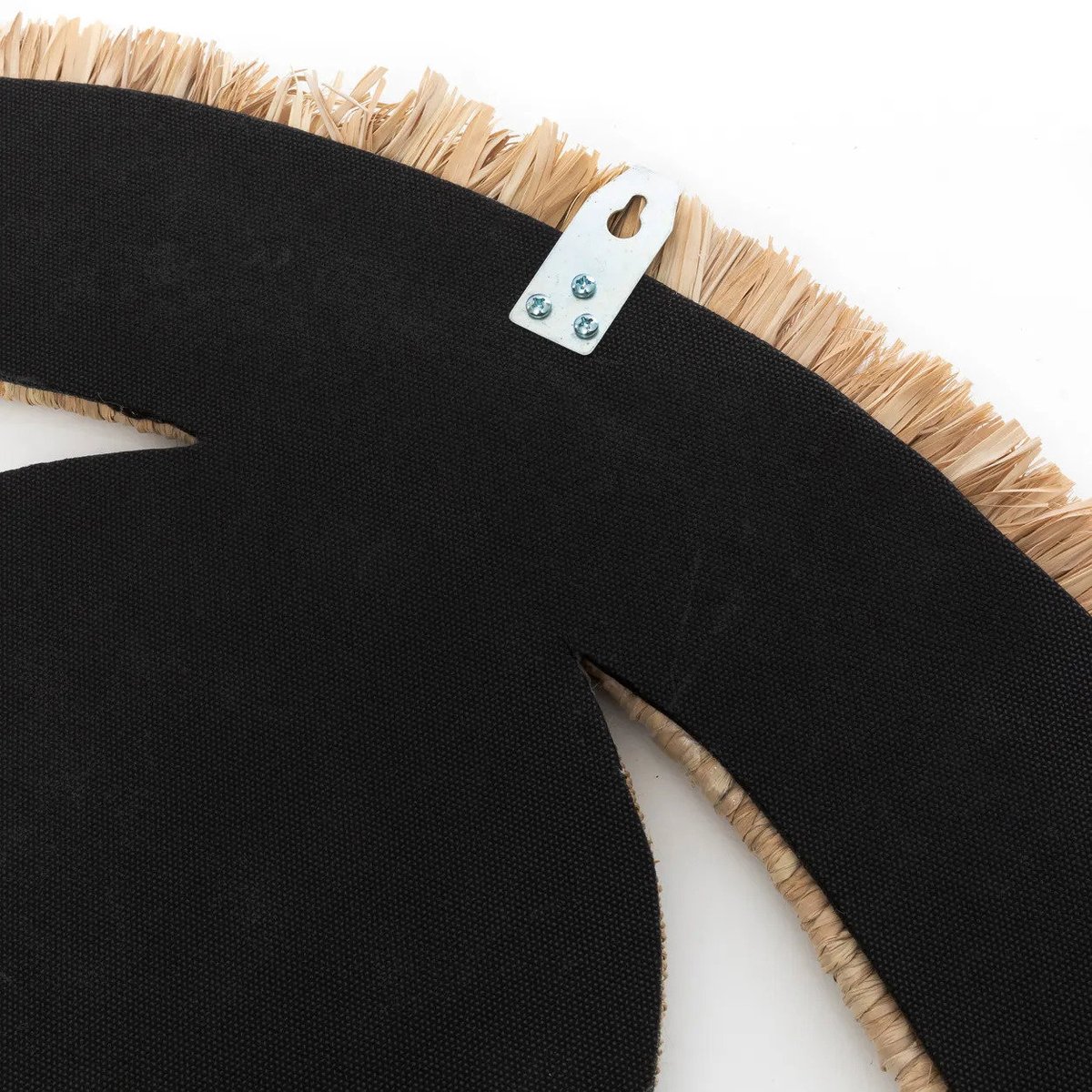 Miroir en raphia RAFFIA beige, BAZAR BIZAR