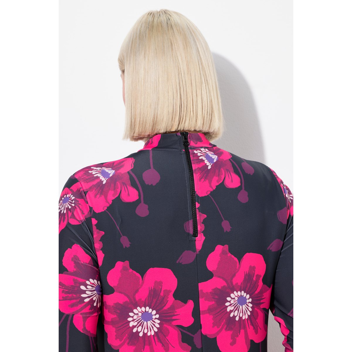 Robe de bain avec bonnets souples noir, ULLA POPKEN