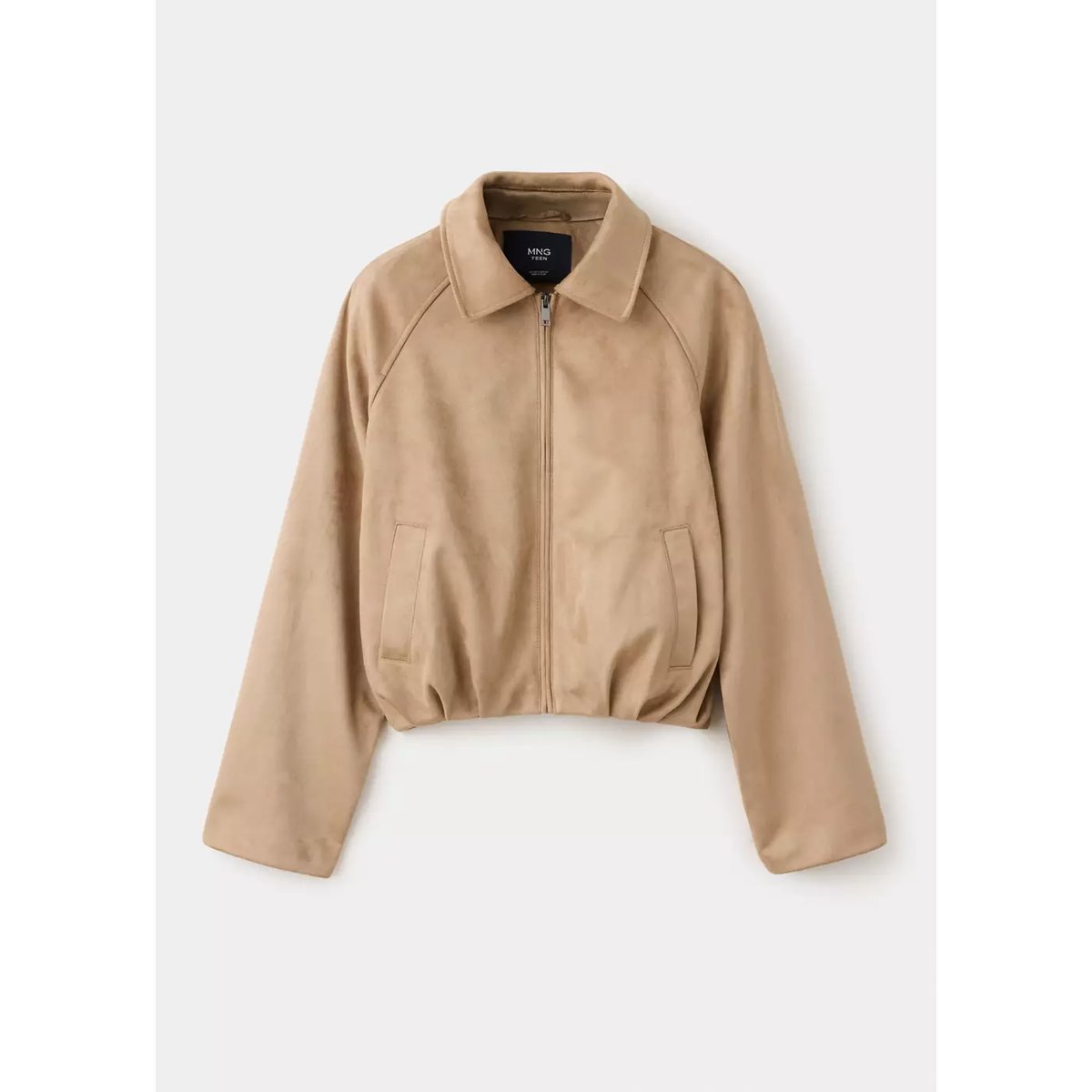 Veste ballon effet daim tabac, MANGO TEEN