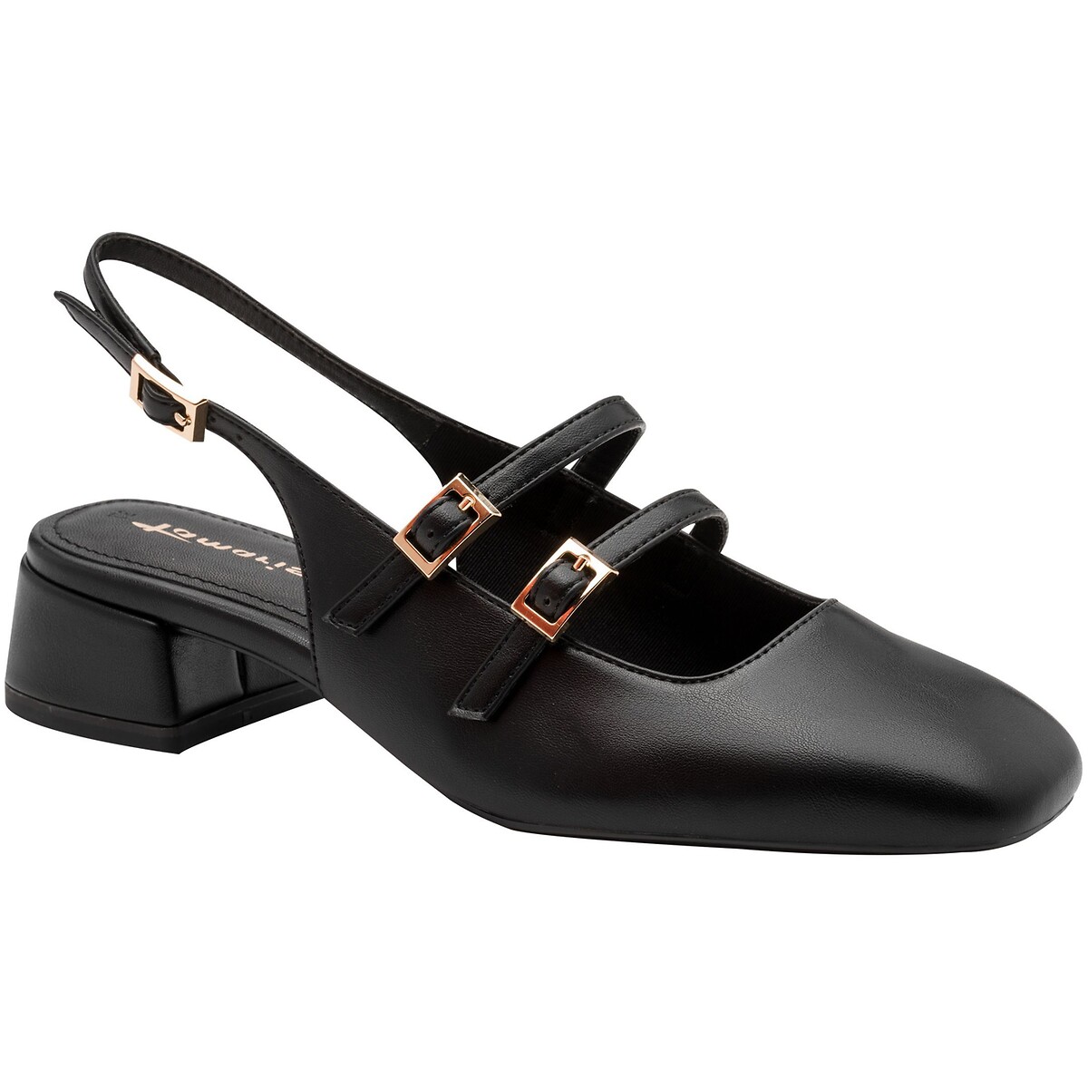 Ballerines slingback noir, TAMARIS