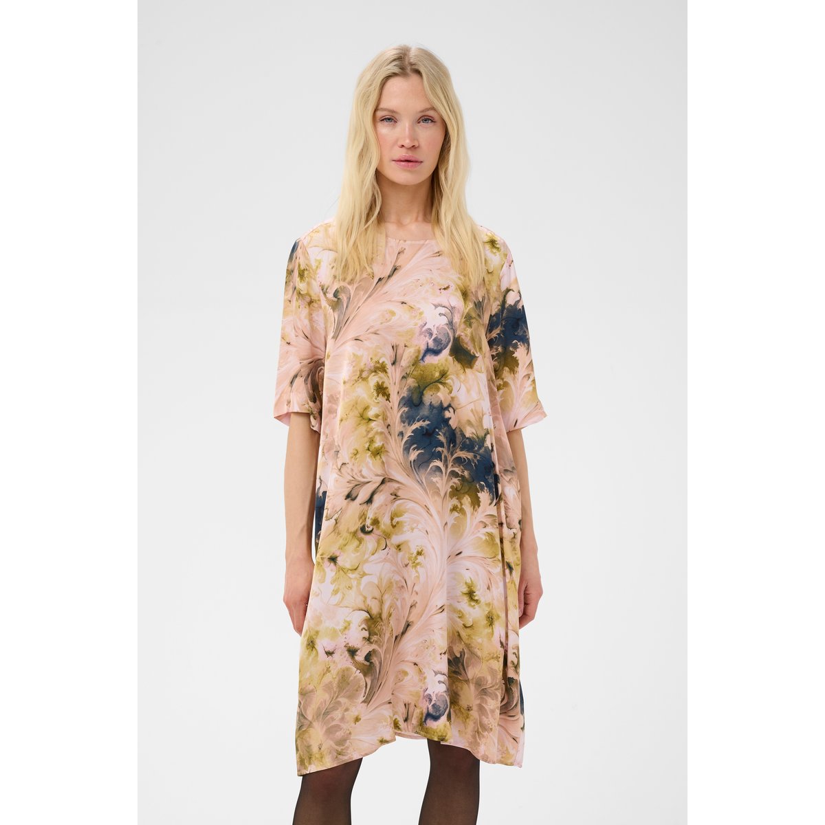 Robe bleu vert blue/green swirl, CULTURE