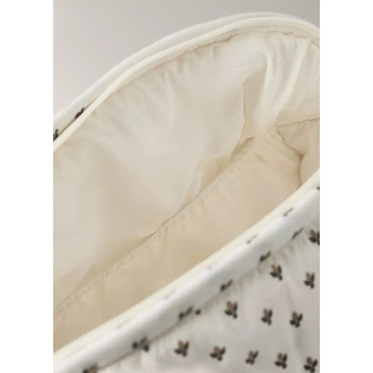 Trousse de toilette imprimée en coton kaki, MANGO HOME