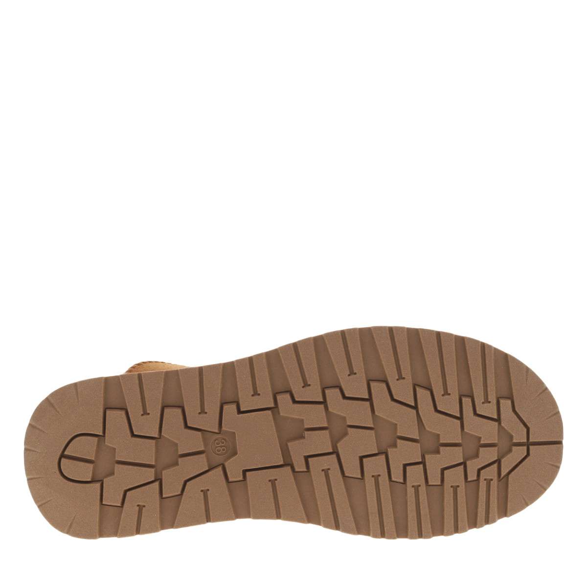 Bottines plate avec semelle en caoutchouc camel, XTI